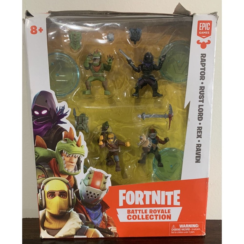 Epic Games Fortnite Battle Royale Collection-Raptor Rust Lord Rex Raven